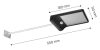 NEO TOOLS Napelemes fali reflektor távirányítóval, mozgásérzékelő, SMD LED 450 lum 99-090