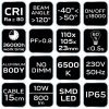 NEO TOOLS Reflektor 230V/10W, 800 lum, SMD led 2 év garanciával 99-093
