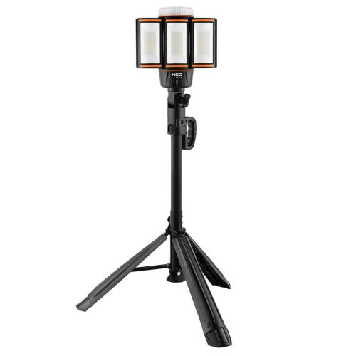 NEO TOOLS Reflektor, állványos, akkumulátoros, 5000lm fényerő + töltő 99-121