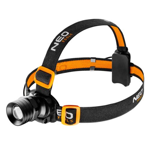 NEO TOOLS Fejlámpa 250 lum, fókuszálható, CREExPE, 3xAAA 99-201