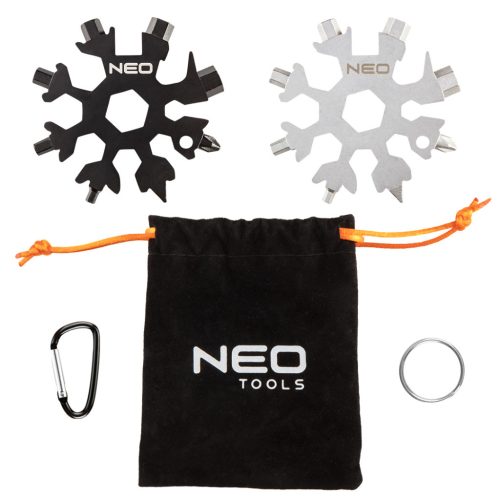 NEO TOOLS Multifunkciós szerszám hópehely 19az1-ben, 2db GD015