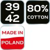 NEO TOOLS Munkazokni, 80% pamut, szerszám mintás 39-42, narancs/fekete GD017