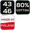 NEO TOOLS Munkazokni, 80% pamut, szerszám mintás 43-46, narancs/fekete GD018