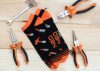 NEO TOOLS Munkazokni, 80% pamut, szerszám mintás 39-42, narancs/fekete, Neo GD030