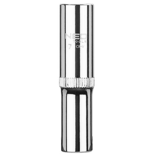 NEO TOOLS Dugókulcs 7mm, 1/4", hosszú, 6 pontos, SUPERLOCK 25 év garanciával 08-240