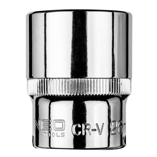 NEO TOOLS Dugókulcs 26mm, 1/2", hatlapú 25 év garanciával 08-426
