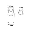 NEO TOOLS Dugókulcs 12mm, 1/2", hosszú hatlapú 25 év garanciával 08-462