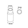 NEO TOOLS Dugókulcs 18mm, 1/2", hosszú hatlapú 25 év garanciával 08-468