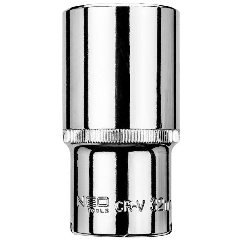 NEO TOOLS Dugókulcs 32mm, 1/2", hosszú hatlapú 25 év garanciával 08-482