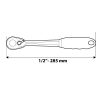 NEO TOOLS Racsnis kulcs 1/2", 285mm, FLEXIBILIS, DIN 3122 25 év garanciával 08-519