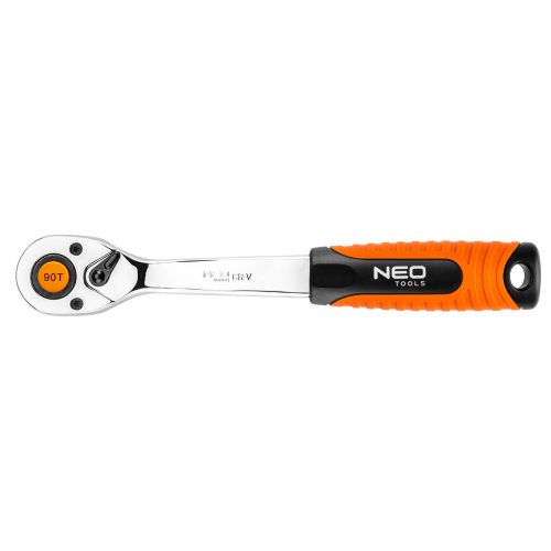 NEO TOOLS Racsnis kulcs 3/8", 90 fog 25 év garanciával 08-533