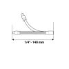 NEO TOOLS TOLDÓSZÁR 1/4", 140mm, FLEXIBILIS 08-557